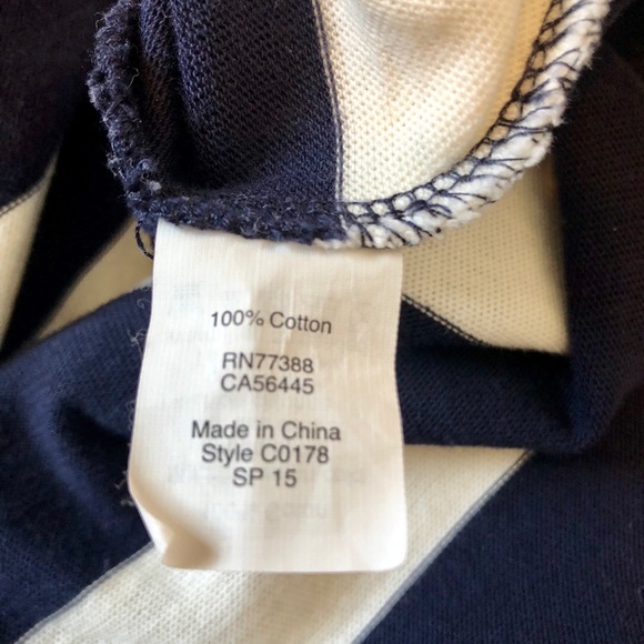 J. Crew Factory Navy/White Striped Dress - Picture 6 of 6